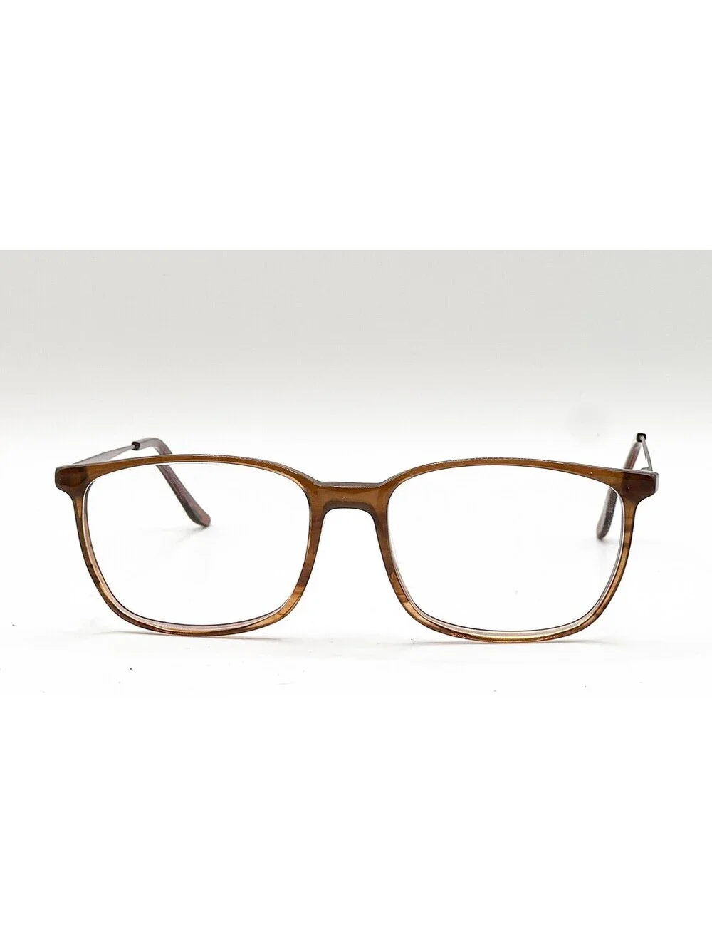 Ottoto 083101-014 Brown Gold Square Authentic Eyeglass Frames 54-16-140